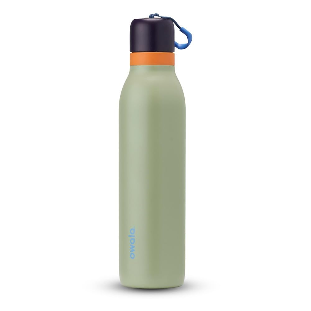 Owala FreeSip Twist Insulated Stainless Steel Water Bottle with Straw for Sports and Travel, BPA-Free, 24-oz