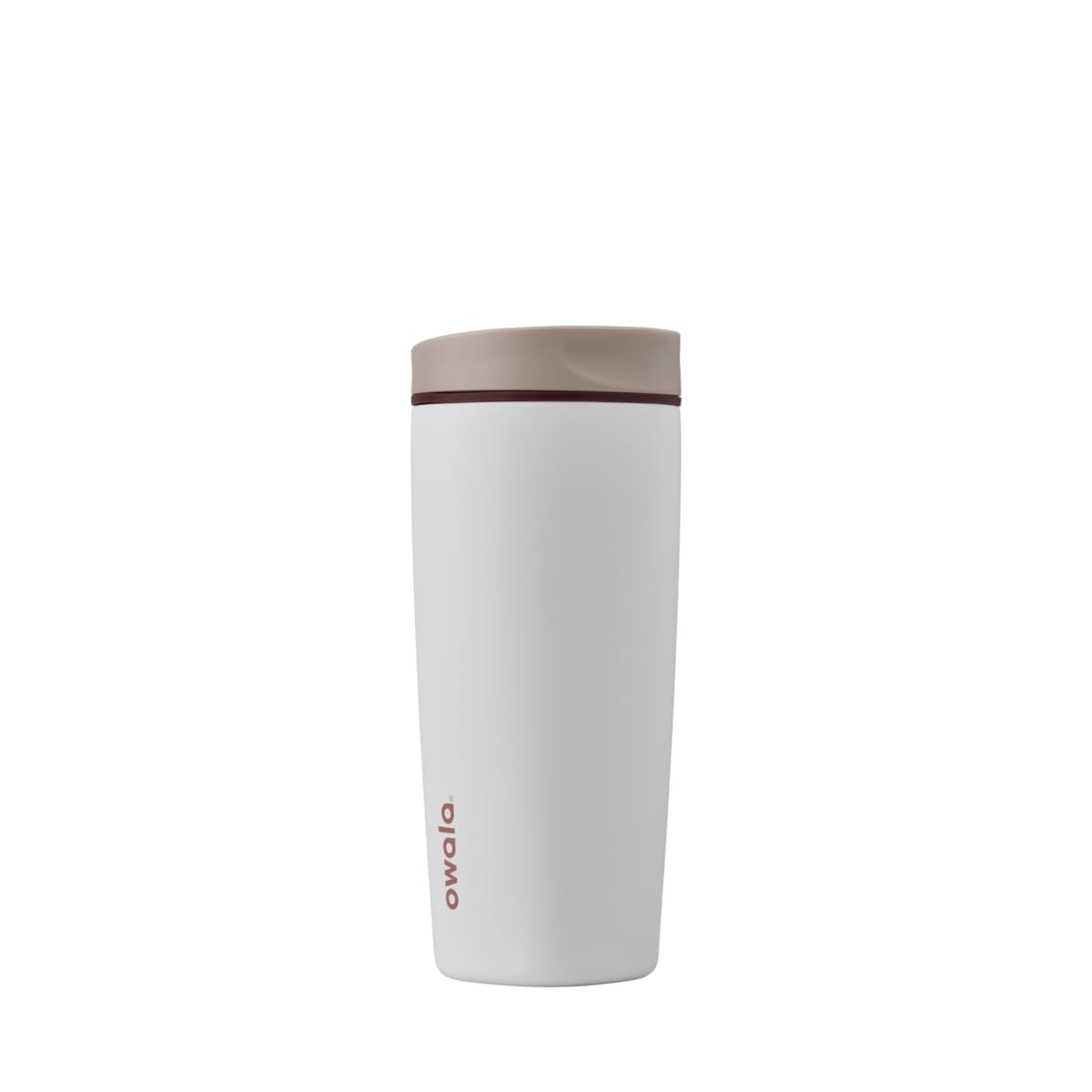 Owala SmoothSip Slider Insulated Stainless Steel Coffee Tumbler, Reusable Iced Coffee Cup, Hot Coffee Travel Mug, BPA Free 20 oz