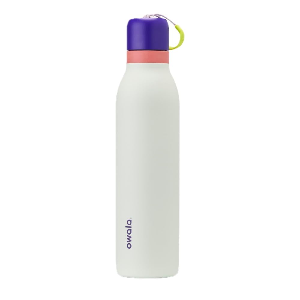 Owala FreeSip Twist Insulated Stainless Steel Water Bottle with Straw for Sports and Travel, BPA-Free, 24-oz