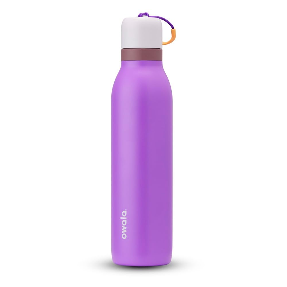 Owala FreeSip Twist Insulated Stainless Steel Water Bottle with Straw for Sports and Travel, BPA-Free, 24-oz