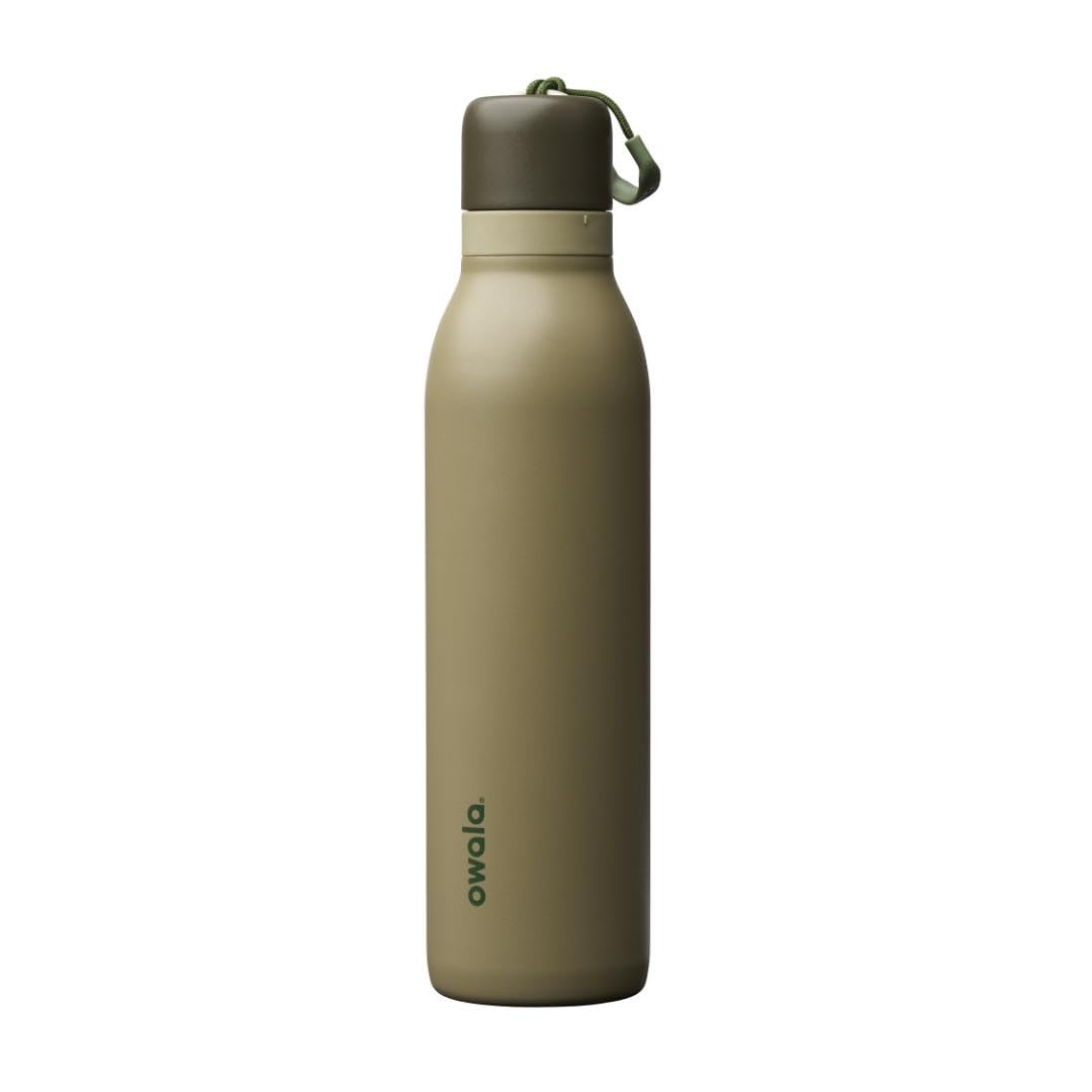 Owala FreeSip Twist Insulated Stainless Steel Water Bottle with Straw for Sports and Travel, BPA-Free, 24-oz