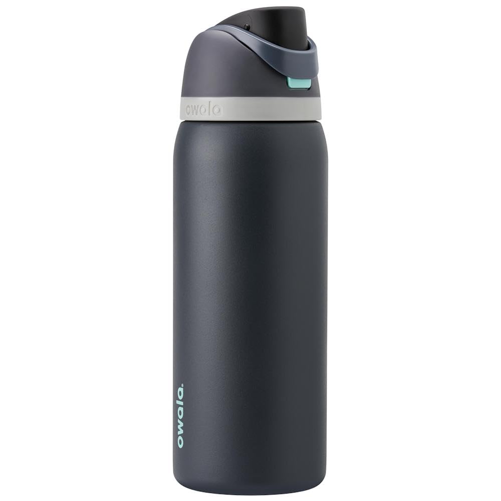 Owala FreeSip Insulated Stainless Steel Water Bottle with Straw, BPA-Free Sports Water Bottle, Great for Travel, 32 Oz