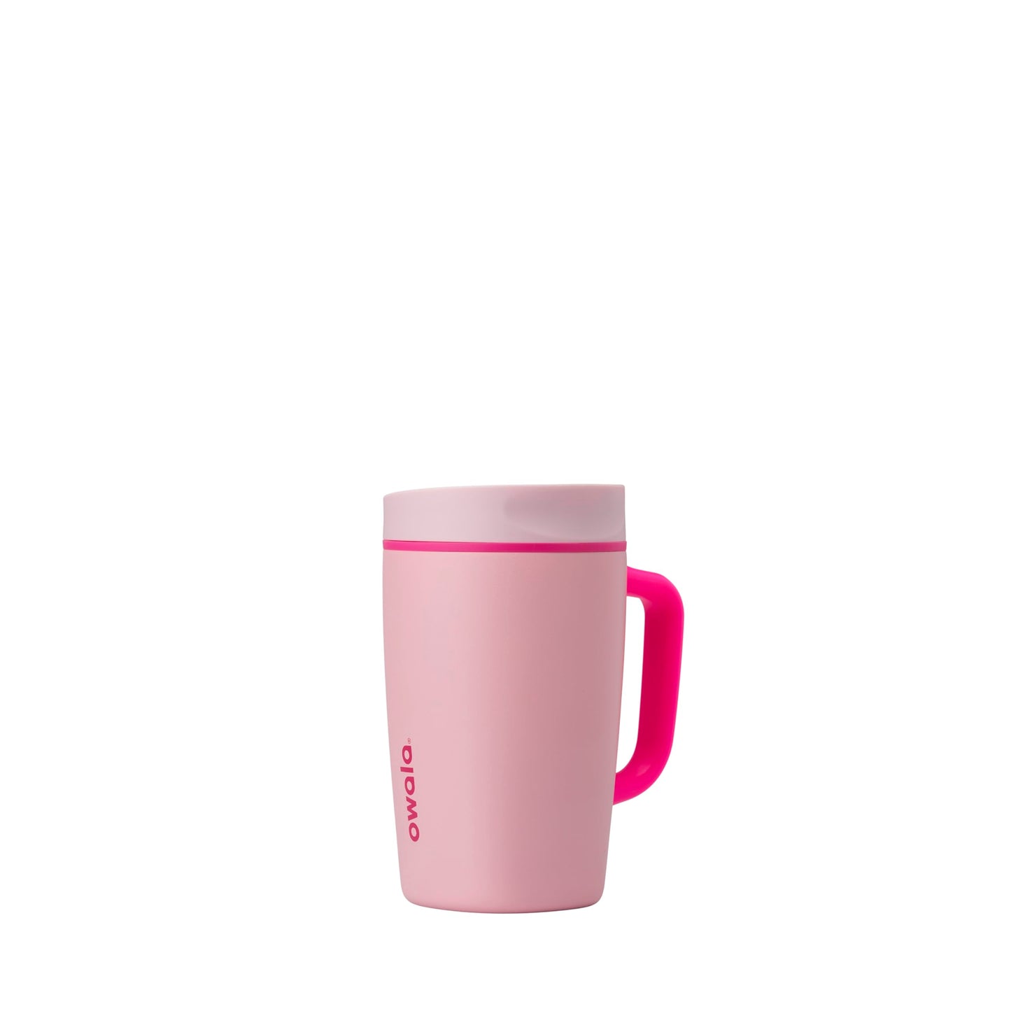 Owala SmoothSip Slider Insulated Stainless Steel Coffee Tumbler, Reusable Iced Coffee Cup, Hot Coffee Travel Mug, BPA Free 12 oz