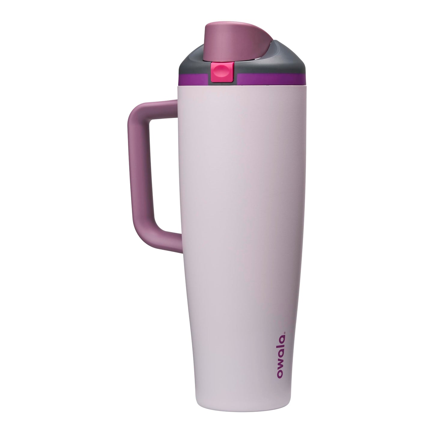 Owala FreeSip Tumbler Insulated Stainless Steel Water Bottle with Built-in Straw and Side Handle, For Travel, Work, School, and Sports, 40oz