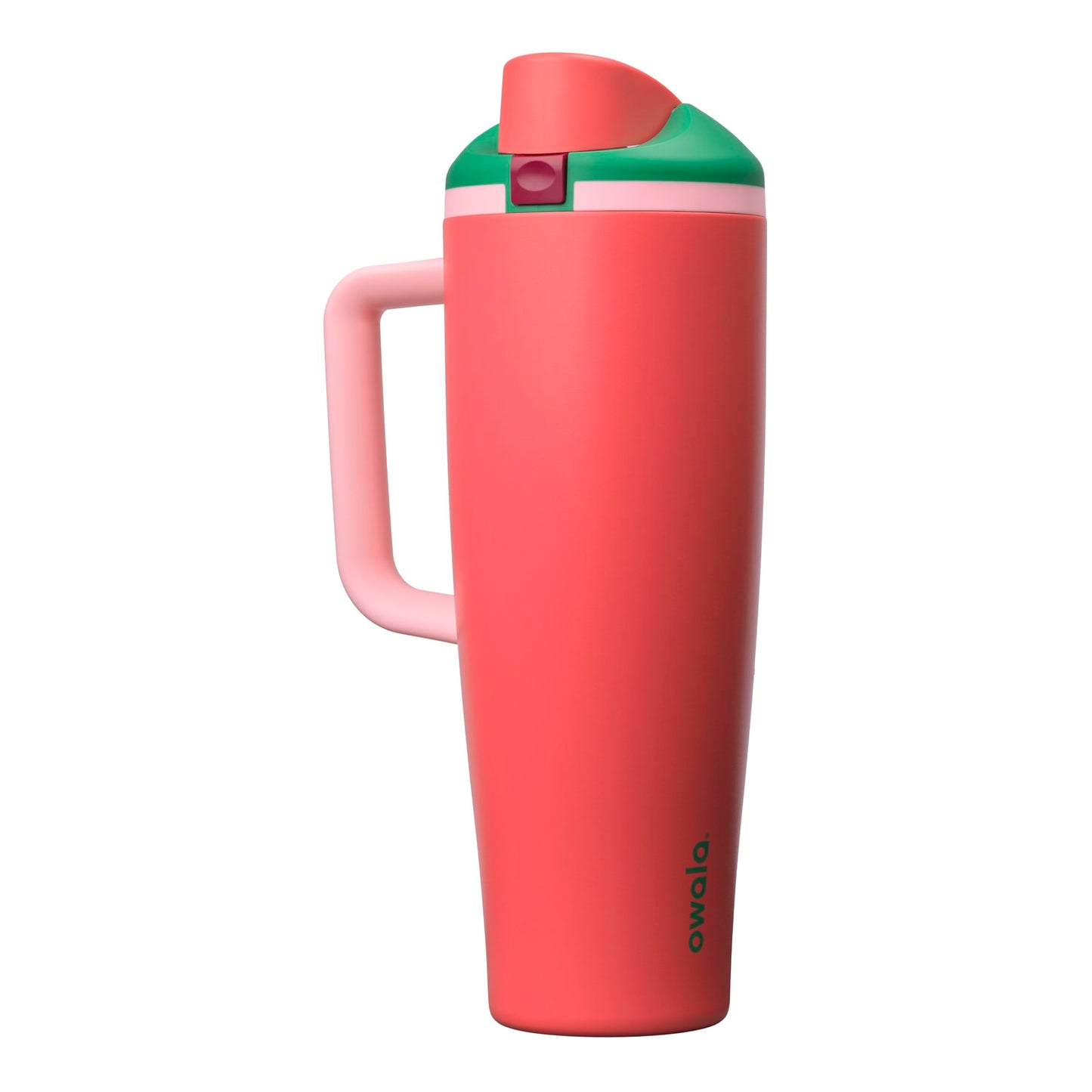 Owala FreeSip Tumbler Insulated Stainless Steel Water Bottle with Built-in Straw and Side Handle, For Travel, Work, School, and Sports, 40oz